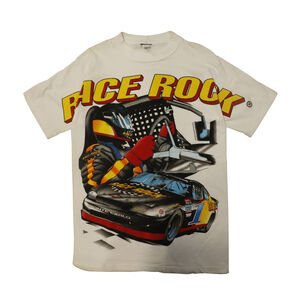 Vintage Nascar Race Rock racing graphic t-shirt AOP BIG PRINT large